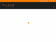 Tablet Screenshot of friscospine.com